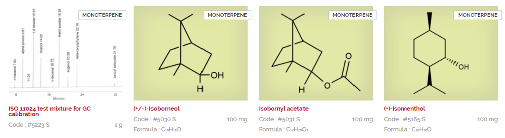 Monoterpene Botanical Reference Material 